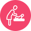 Neonatology services specializing in the care of newborn infants, especially premature babies