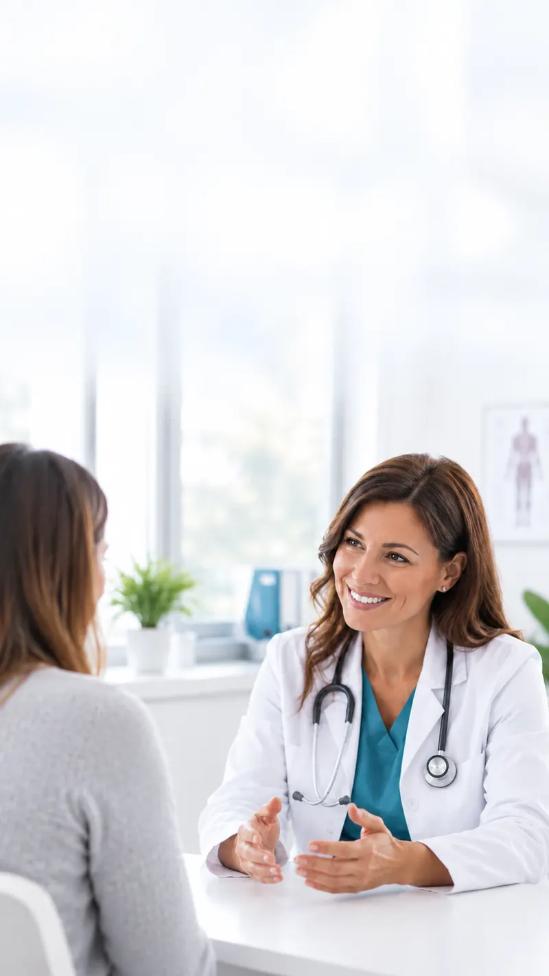 Practice manager meeting a billing specialist